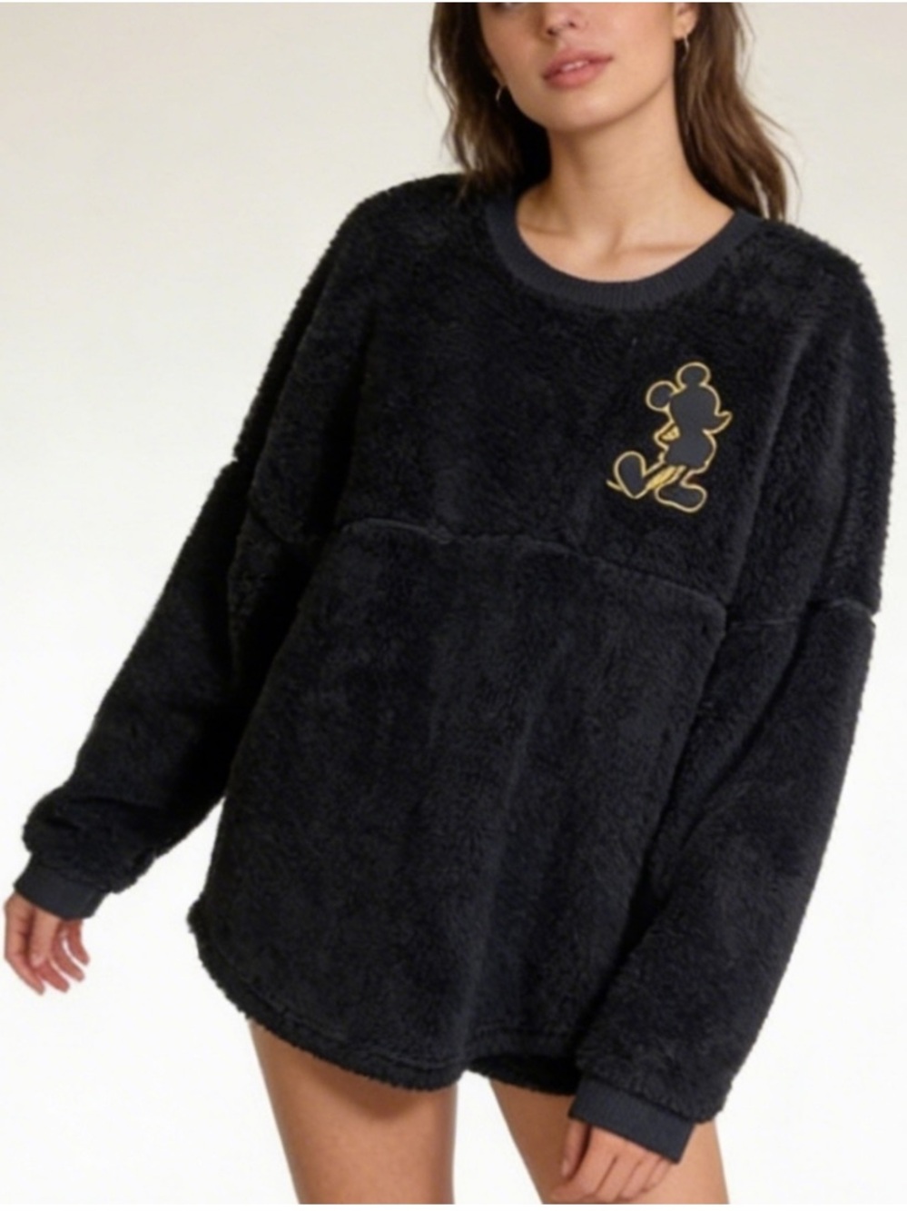 Disney Gold Collection x Spirit Jersey Mickey Mouse Sherpa Black Gold